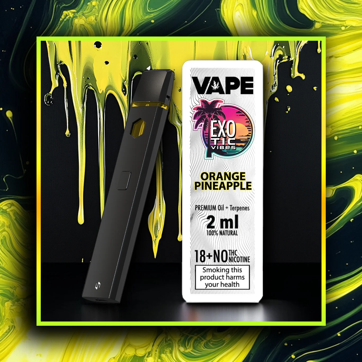 Orange Pineapple CB9 Premium Vape - 1.00 ml. CB9