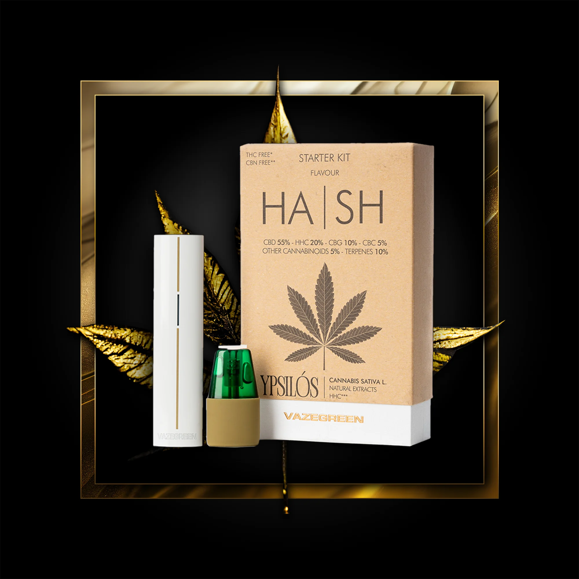 Hash Pen (starter kit) 500 udisaja - 1,00 ml. HHC